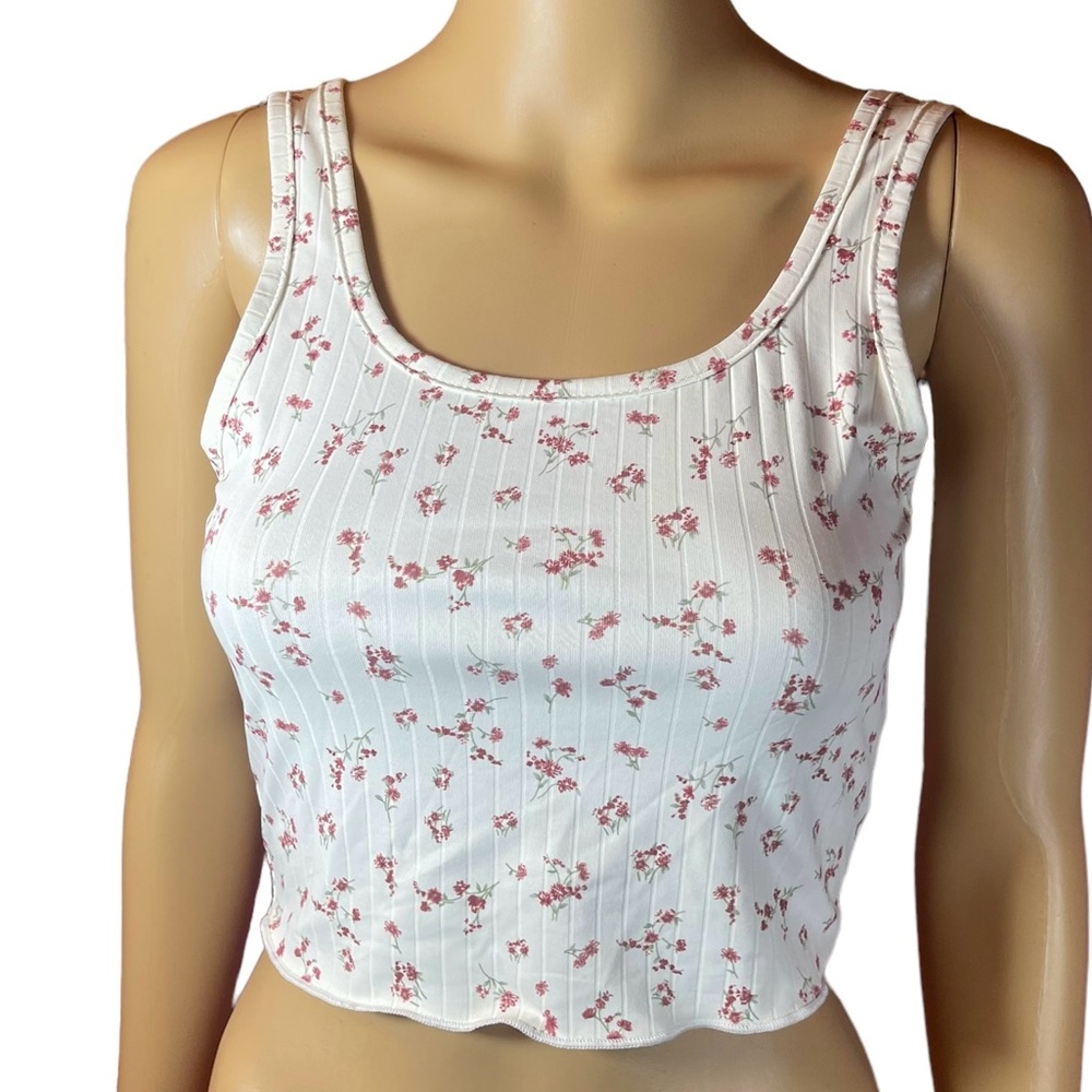 SHEIN EZwear Ditsy Floral Print Tank Top